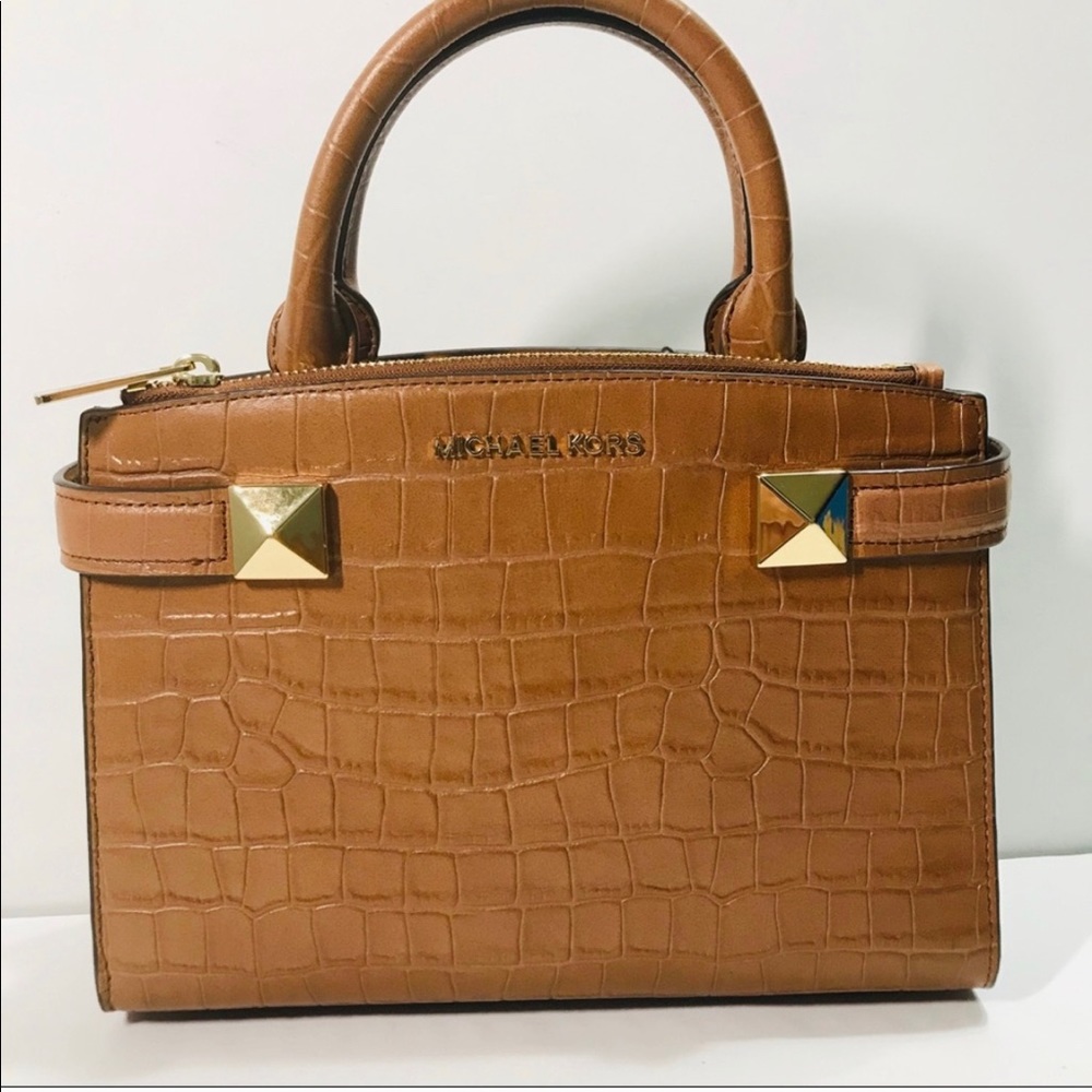 Michael Kors Karla small EW  Satchel Brown